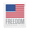U.S. Flags 2023 Stamps, Coil of 100 - Forever 73¢