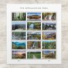 The Appalachian Trail Stamps, Sheet of 100 - Forever 73¢